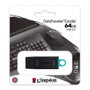 Kingston Flash Bellek 64 GB 3.2 Kingston DTX-64GB